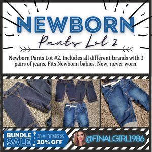 Newborn baby pant lot #2